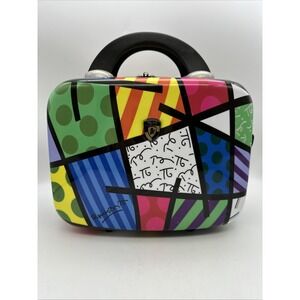 Britto Hard Landscape Makeup Case 12" Heys USA Travel Train Modern